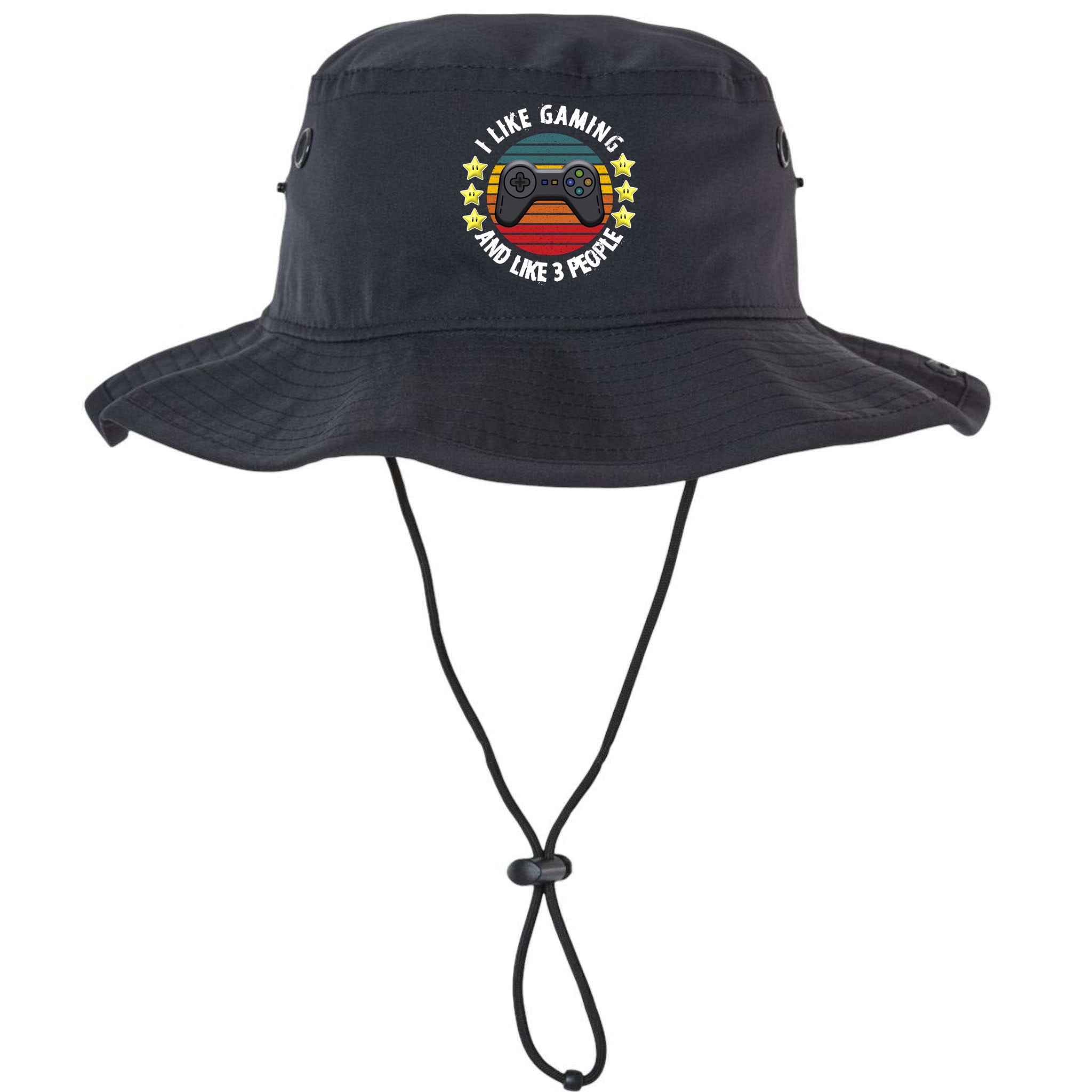 I Like Gaming And Like 3 People Bucket Hat