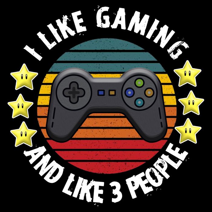 I Like Gaming And Like 3 People Youth Performance Sprint T-Shirt