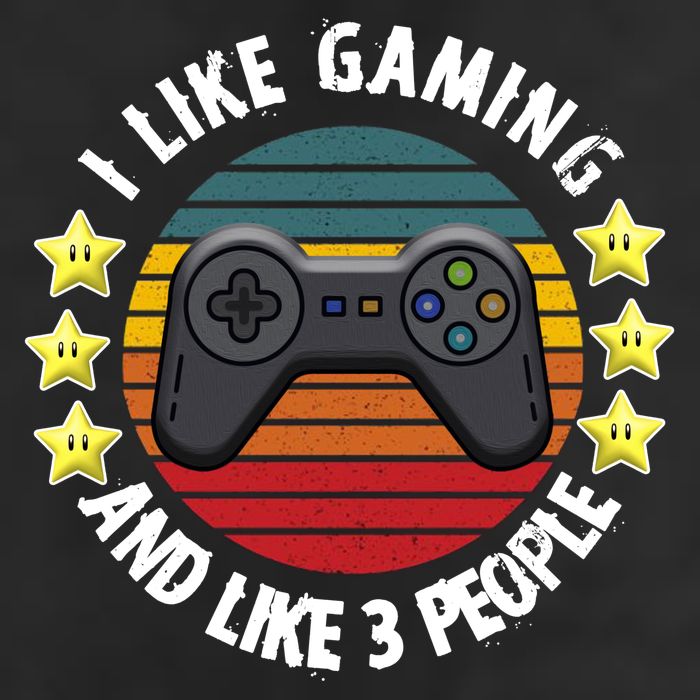 I Like Gaming And Like 3 People Golf Towel