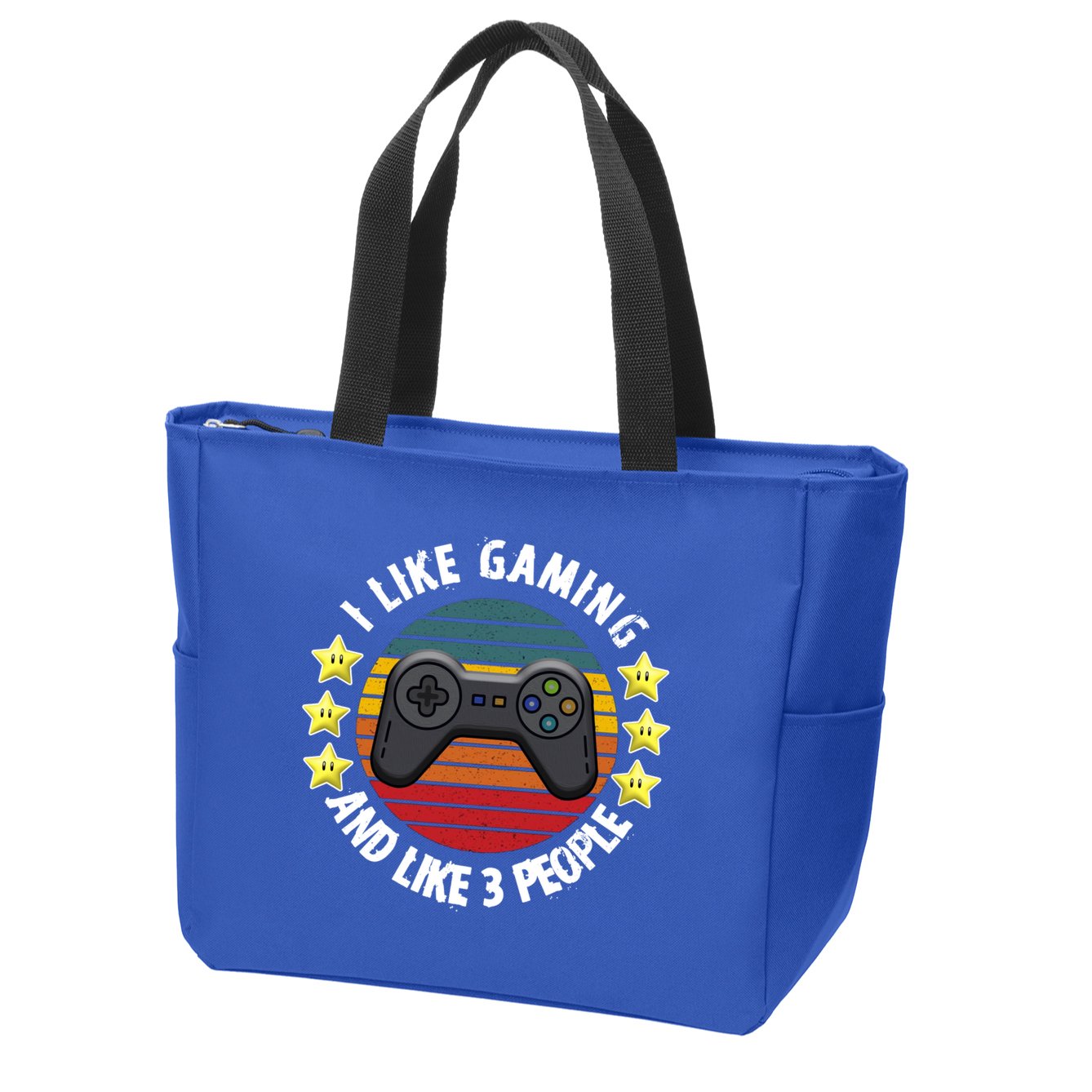 I Like Gaming And Like 3 People Zip Tote Bag