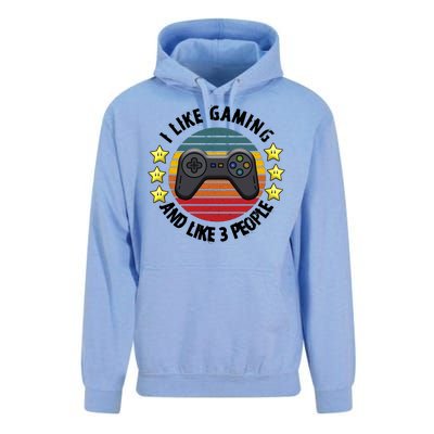 I Like Gaming And Like 3 People Unisex Surf Hoodie