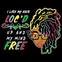I Like Hair Loc'd Up And My Mind Free Cooling Performance Crew T-Shirt