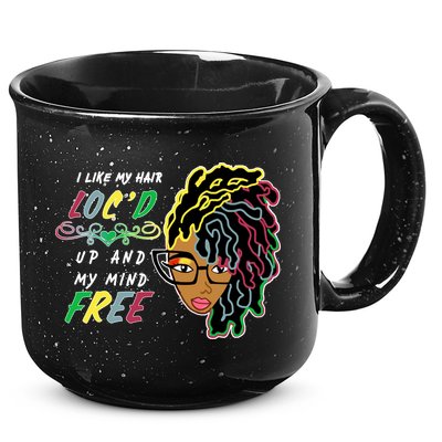 I Like Hair Loc'd Up And My Mind Free 15oz Campfire Ceramic Mug