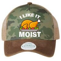 I Like It Moist Funny Turkey Thanksgiving Dinner Legacy Tie Dye Trucker Hat