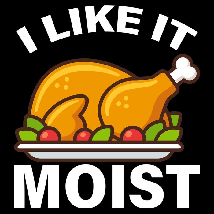 I Like It Moist Funny Turkey Thanksgiving Dinner Women's Crop Top Tee