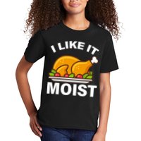 I Like It Moist Funny Turkey Thanksgiving Dinner Kids T-Shirt