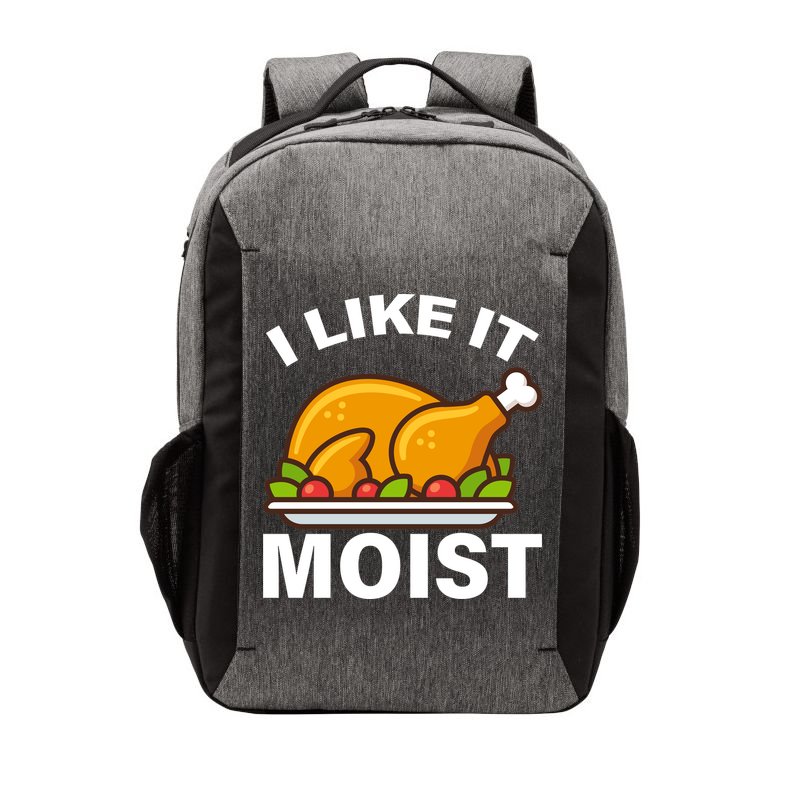 I Like It Moist Funny Turkey Thanksgiving Dinner Vector Backpack