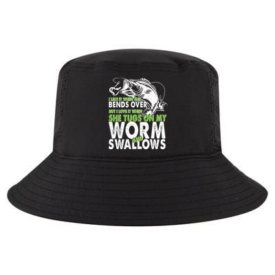 I Like It When She Bends Over Fishing Bait Cool Comfort Performance Bucket Hat