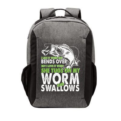 I Like It When She Bends Over Fishing Bait Vector Backpack