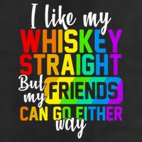I Like My Whisky Straight But My Friends Can Go Either Way Cool Comfort Performance Bucket Hat