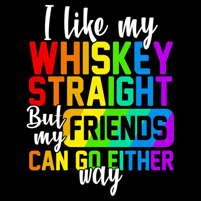 I Like My Whisky Straight But My Friends Can Go Either Way Backpack
