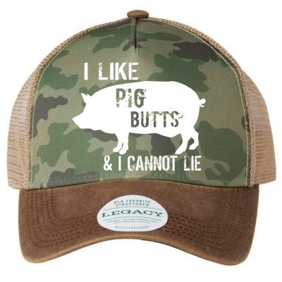 I Like Pig Butts & I Cannot Lie Legacy Tie Dye Trucker Hat