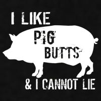 I Like Pig Butts & I Cannot Lie Ladies PosiCharge Tri-Blend Wicking Tank