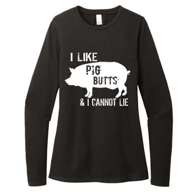 I Like Pig Butts & I Cannot Lie Womens CVC Long Sleeve Shirt