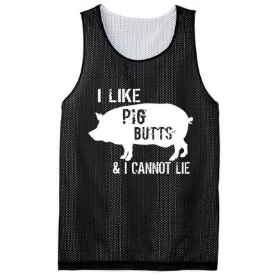 I Like Pig Butts & I Cannot Lie Mesh Reversible Basketball Jersey Tank