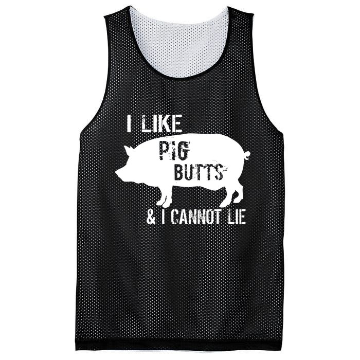 I Like Pig Butts & I Cannot Lie Mesh Reversible Basketball Jersey Tank