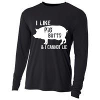 I Like Pig Butts & I Cannot Lie Cooling Performance Long Sleeve Crew