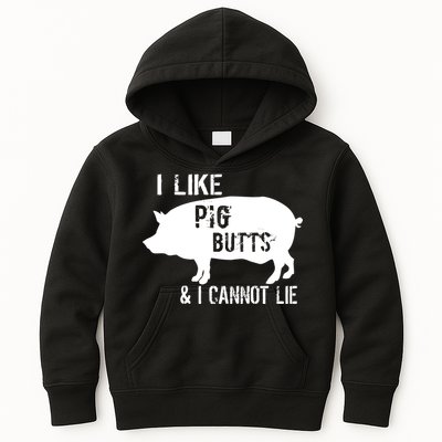 I Like Pig Butts & I Cannot Lie Kids Hoodie