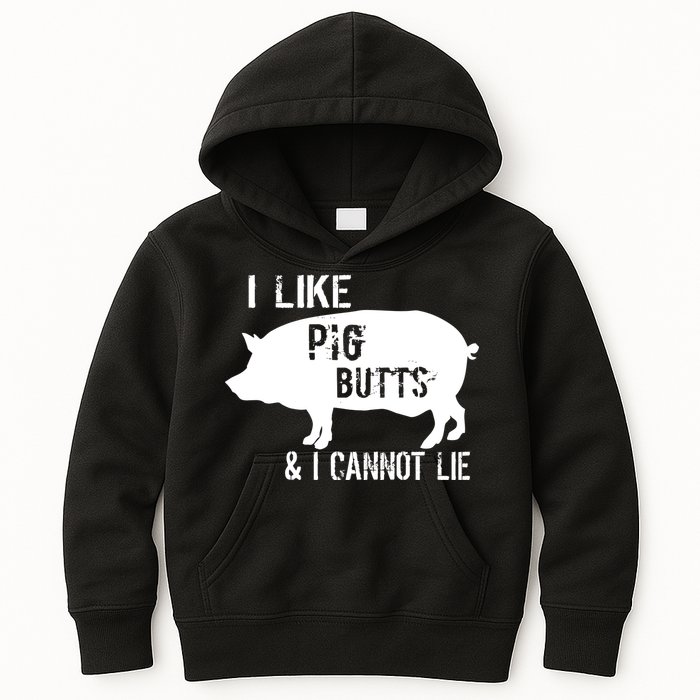 I Like Pig Butts & I Cannot Lie Kids Hoodie