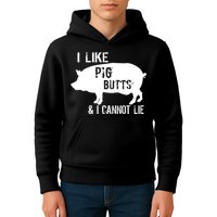 I Like Pig Butts & I Cannot Lie Kids Hoodie