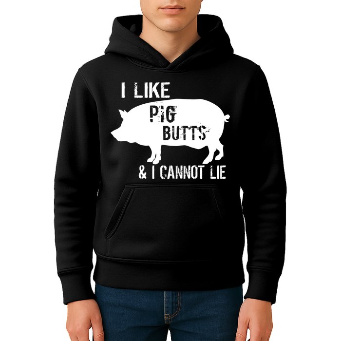 I Like Pig Butts & I Cannot Lie Kids Hoodie