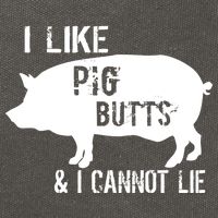 I Like Pig Butts & I Cannot Lie Cotton Canvas Backpack