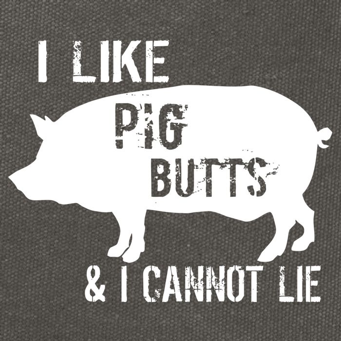 I Like Pig Butts & I Cannot Lie Cotton Canvas Backpack