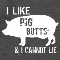 I Like Pig Butts & I Cannot Lie Vector Backpack