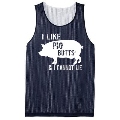 I Like Pig Butts & I Cannot Lie Mesh Reversible Basketball Jersey Tank