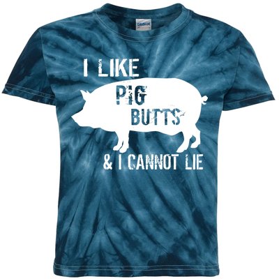 I Like Pig Butts & I Cannot Lie Kids Tie-Dye T-Shirt