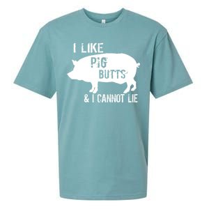 I Like Pig Butts & I Cannot Lie Sueded Cloud Jersey T-Shirt