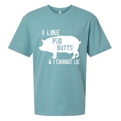 I Like Pig Butts & I Cannot Lie Sueded Cloud Jersey T-Shirt