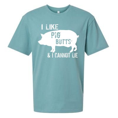 I Like Pig Butts & I Cannot Lie Sueded Cloud Jersey T-Shirt