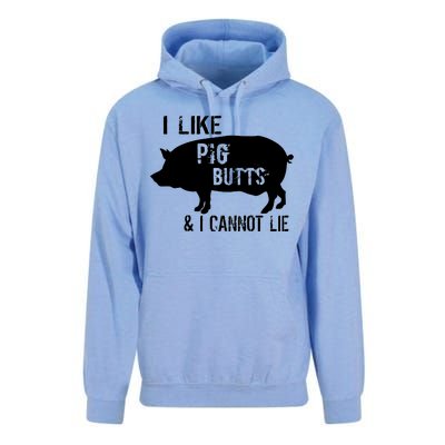 I Like Pig Butts & I Cannot Lie Unisex Surf Hoodie