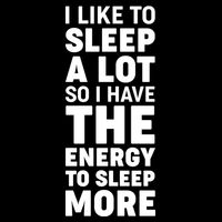 I Like to Sleep A Lot Apron