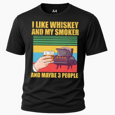 I Like Whiskey And My Smoker And Maybe 3 People Performance Shirt