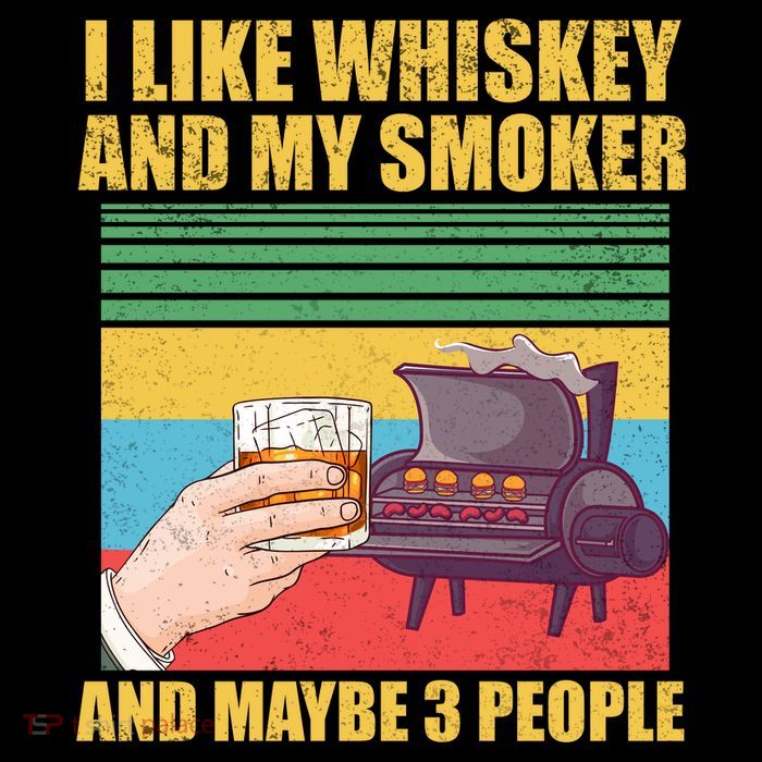I Like Whiskey And My Smoker And Maybe 3 People Flatbill Hat