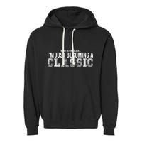 I Like You But If Zombie Chase Us I'm Tripping You Garment-Dyed Fleece Hoodie