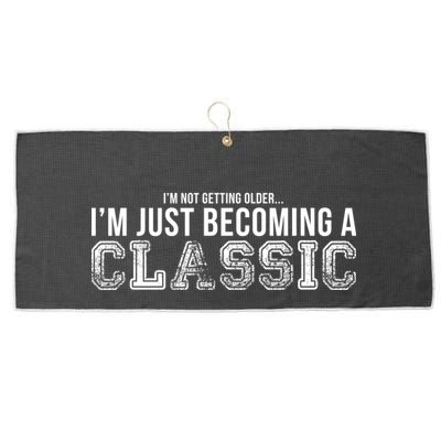 I Like You But If Zombie Chase Us I'm Tripping You Large Microfiber Waffle Golf Towel