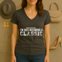 I Like You But If Zombie Chase Us I'm Tripping You Women's V-Neck T-Shirt