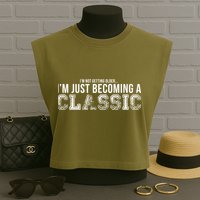 I Like You But If Zombie Chase Us I'm Tripping You Garment-Dyed Women's Muscle Tee