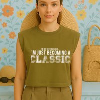 I Like You But If Zombie Chase Us I'm Tripping You Garment-Dyed Women's Muscle Tee