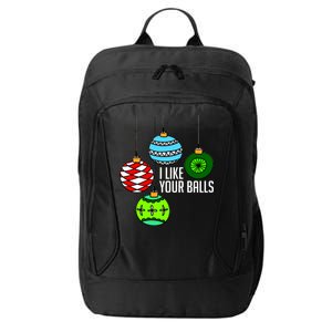 I Like Your Balls Funny Christmas City Backpack