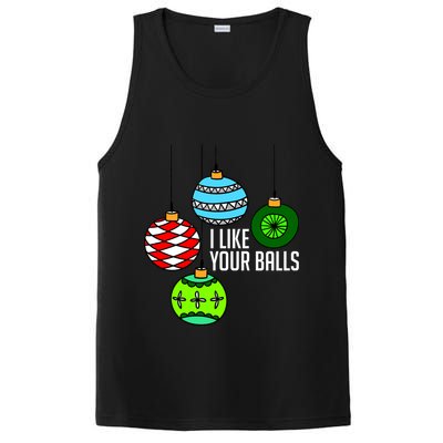 I Like Your Balls Funny Christmas PosiCharge Competitor Tank