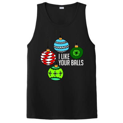 I Like Your Balls Funny Christmas PosiCharge Competitor Tank