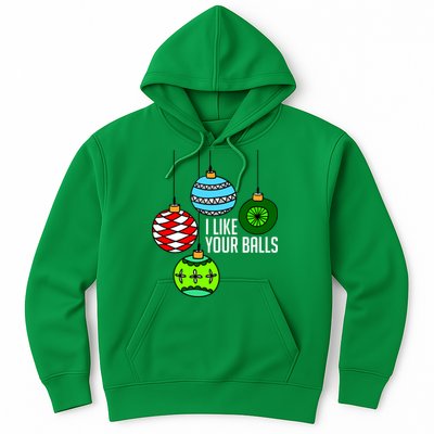 I Like Your Balls Funny Christmas Hoodie