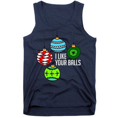 I Like Your Balls Funny Christmas Tank Top