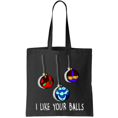 I Like Your Balls Funny Christmas Ornaments Bag