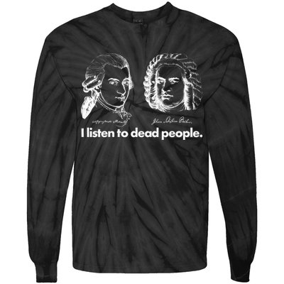 I Listen To Dead People Tie-Dye Long Sleeve Shirt
