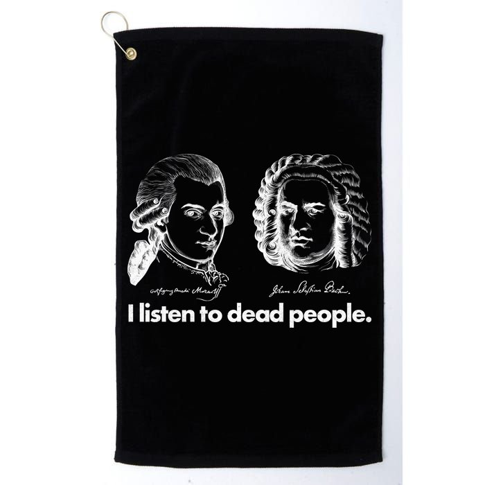 I Listen To Dead People Golf Towel
